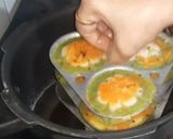 A picture of step 12 of Tiranga Rava Idli.