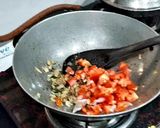 A picture of step 2 of Bajri Rotla Nu Shaak.