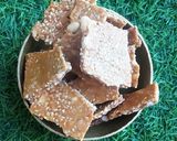 A picture of step 6 of Peanut and sesame chikki.
