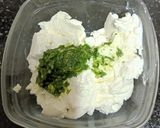 A picture of step 2 of Lila Lehsan No Mathoo (Dip).