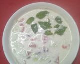 A picture of step 4 of Indian Raita.