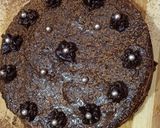 A picture of step 10 of Decedent cake.