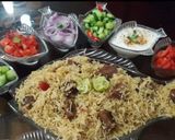 A picture of step 3 of Punjabi Yakhni Pulao.