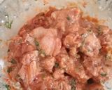 A picture of step 9 of Chicken 65.