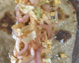 A picture of step 5 of Mayo Paneer Kathi Roll.