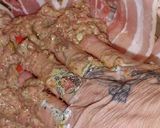 Baconos daralthúsos pite recept fázis 1 fotója