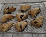 A picture of step 12 of Blueberry and White Chocolate Scones.