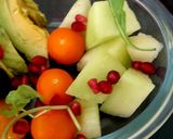 A picture of step 2 of My Healthy Mixed Fruit & Veg Delight 😍.