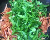 A picture of step 12 of BBQ rice.