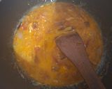 Lecsó sonkával,szalonnával,tojással 🧅🫑🍅🥓🥩🥚🍞 recept fázis 4 fotója
