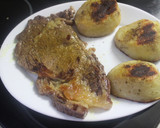 Foto del paso 6 de la receta: Entrecot con patatas y all i oli negro