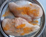 عکس مرحله 2 از دستور چلو مرغ و هلو🌸