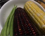 รูปขั้นตอนการทำที่ 1 ของ ทอดมันข้าวโพดหวาน🌽 +ข้าวโพดราชินีทับทิมสยามทอด แป้งน้อย (เจ)