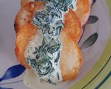 Foto del paso 3 de la receta: Papas salteadas con espinacas a la crema