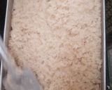 A picture of step 5 of Coconut burfi.