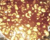 A picture of step 2 of Peanut butter ice cream with banana caramel cake.