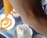 Foto langkah ke 6 dari resep 389. Cup Cakes Toping Pasta Labu Kuning.