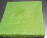 Foto langkah ke 5 dari resep Brownies Kukus Coklat Pandan.