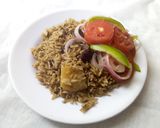 A picture of step 9 of Beef Pilau.