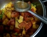A picture of step 4 of Masala Puri and Bhaji.