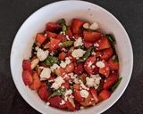 A picture of step 2 of Strawberry Crostini.