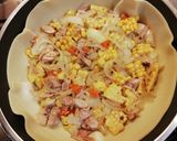 Foto del paso 3 de la receta: Tarta de pollo y estreno!