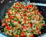 A picture of step 1 of Veggie cutlets.