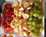A picture of step 1 of Mix fruit jem.