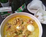 Cara Membuat Lontong Sayur labu siam tempe ayam dan telur 3