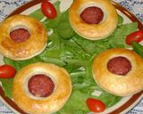 Foto del paso 6 de la receta: Ojitos de longaniza con hojaldre - bol au vent