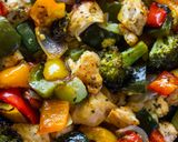 Foto del paso 3 de la receta: Pollo y verduras al horno en 15 min!! #SOSFranco