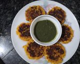 A picture of step 6 of Paneer coconut tikki.