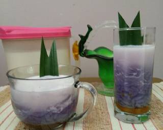 Cantiknya Cendol Ubi Ungu - Step 6