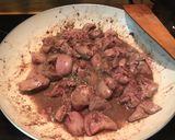Cukkinis csirkemáj recept fázis 2 fotója