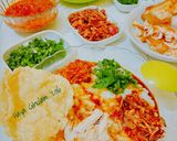 Foto langkah ke 4 dari resep Bubur Ayam Kecap.