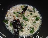 A picture of step 2 of Cluster Beans Palya - Karnataka Style Stir Fry.