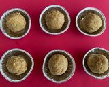 A picture of step 3 of Daria na ladoo (roasted chickpea ladoo).