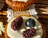 Φωτογραφία βήματος 4 της συνταγής Muffins με μπανάνα βρώμη