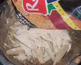 A picture of step 2 of Besan pkode.