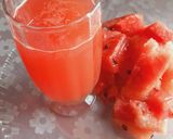 A picture of step 2 of Watermelon drink.