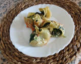 Foto del paso 11 de la receta: Lumaconi rellenos de espinacas gorgonzola y piñones