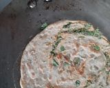 A picture of step 4 of Masala Lachha Paratha.