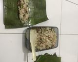 Foto langkah ke 5 dari resep Nasi bakar cumi petai pedas.