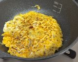 A picture of step 5 of My Mom’s Meat Omelette for Obento lunch box.