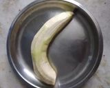 A picture of step 1 of Nendran banana chips.