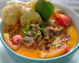 Foto langkah ke 7 dari resep Soto Tangkar Daging Sapi Khas Betawi.
