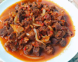 Foto langkah ke 5 dari resep Oseng Daging Mercon🔥.