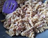 Foto langkah ke 17 dari resep Fusilli Panggang Saos Bakso Kepiting ala Rianti Kitchen.