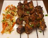 A picture of step 2 of Bihari Kabab.