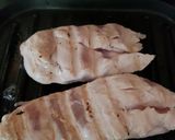 A picture of step 1 of My Grilled Chicken with Butternut Squash Potatoes and cold Salad.